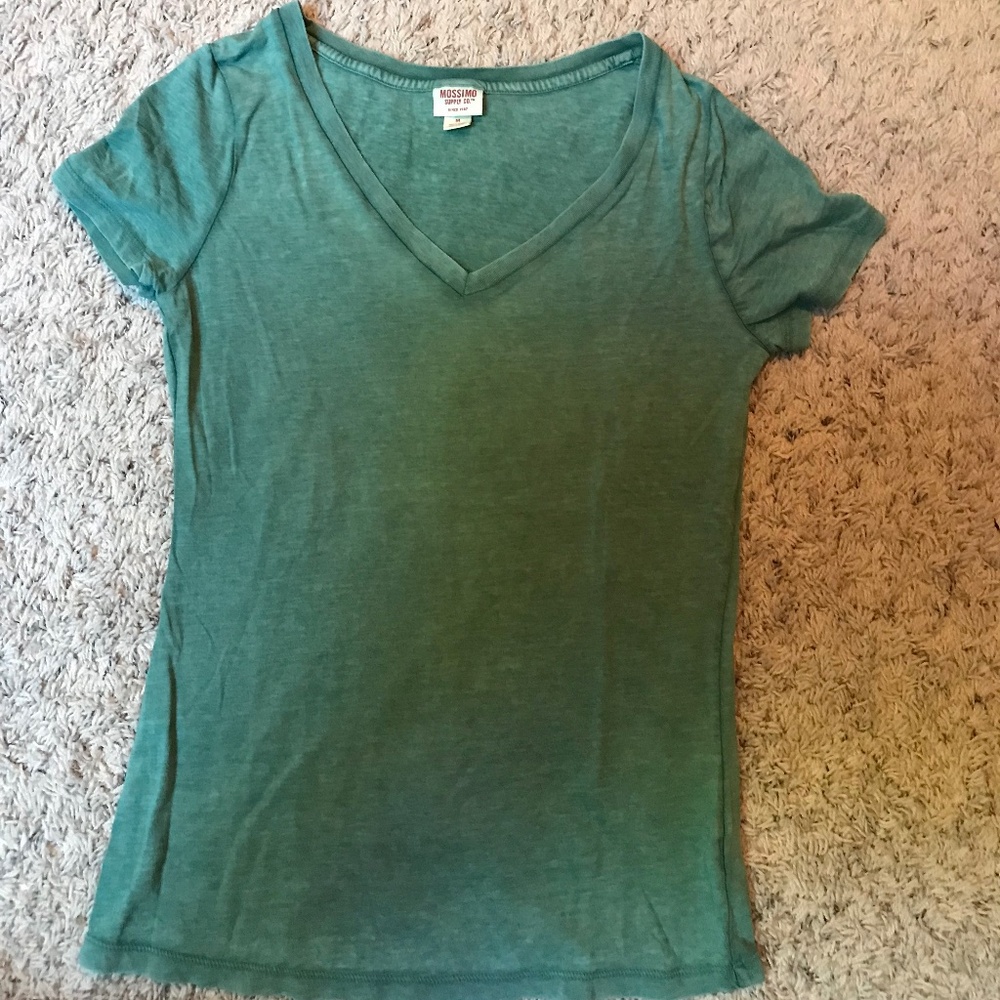 Teal V-Neck TShirt